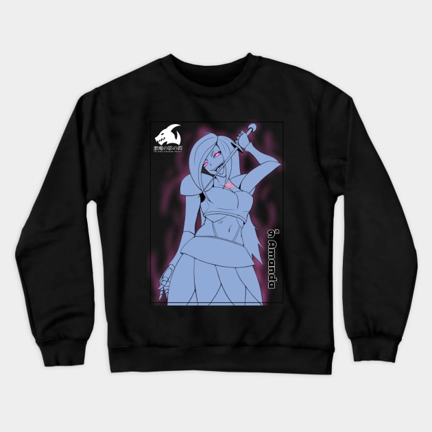 9ª Hell lady Amanda Crewneck Sweatshirt by CaioAD